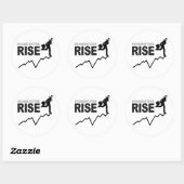 STICKER ROND VOUS FAITES MON COURS MONTER (Feuille)