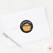 Sticker Rond Vous Gurl Dough Funny Baking Pun Dark BG (Enveloppe)