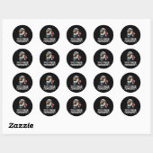 Sticker Rond Vous Libérez Ce Soir Aigle Funny Patriotique Améri (Feuille)