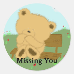 Sticker Rond , Vous Manquez