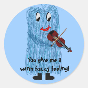 Sticker Rond Vous me donnez un sentiment brouillé chaud