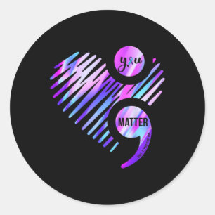 Sticker Rond Vous ne laissez pas votre histoire finir pour la p