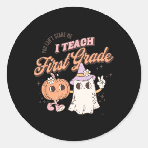 Sticker Rond Vous ne pouvez pas me faire peur J'enseigne Hal En