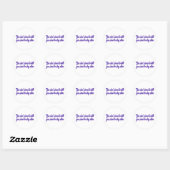 Sticker Rond Vous ne tirez pas pour tuer ; (Feuille)