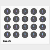 Sticker Rond Vous point-virgule Chat Suicide Sensibilisation à (Feuille)