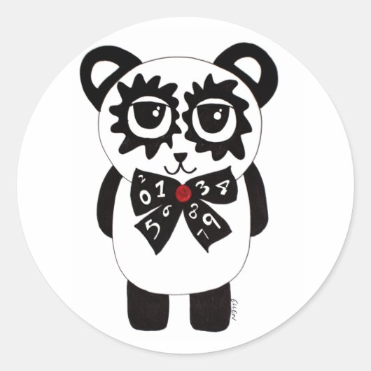 Sticker Rond Vous Pouvez Compter Sur Moi (Devant)