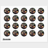 Sticker Rond Vous Pouvez M'Appeler Réserver Fairy Nerd (Feuille)