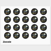 Sticker Rond Voyage (Feuille)