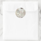 Sticker Rond Voyage vintage (Sac)