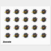 Sticker Rond Voyager 1 & 2 (Feuille)