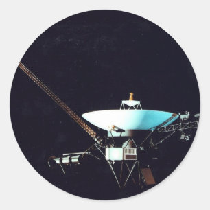 STICKER ROND VOYAGER SPACECRAFT