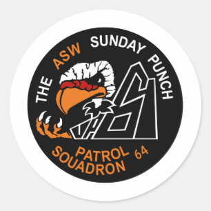 Sticker Rond VP-64 Condors