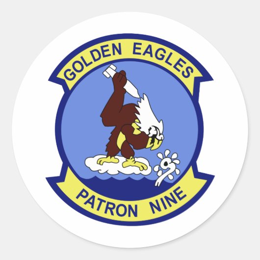 STICKER ROND VP-9 (Devant)