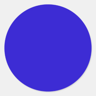 Sticker Rond Vraiment bleu