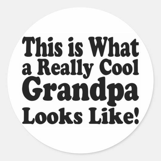 Sticker Rond Vraiment Super Papé (Devant)