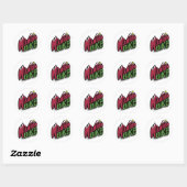 STICKER ROND VTT (Feuille)