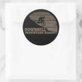 Sticker Rond VTT Downhill (Sac)