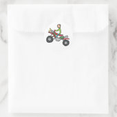 Sticker Rond VTT quad (Sac)