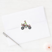 Sticker Rond VTT quad (Enveloppe)