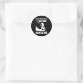 Sticker Rond VTT Vélo Sous-estimer Cadeau (Sac)