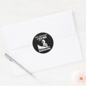 Sticker Rond VTT Vélo Sous-estimer Cadeau (Enveloppe)