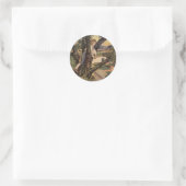 Sticker Rond Vue des arbres par Jessie Willcox Smith (Sac)