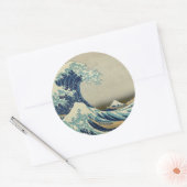 Sticker Rond Vue du mont Fuji 01 (Enveloppe)