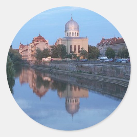 Sticker Rond Vue panoramique (Devant)
