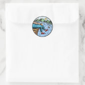 Sticker Rond vue parfaite (Sac)