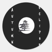 Sticker Rond Vynl Eclipse (Devant)