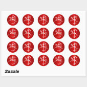 Sticker Rond Vytis Lietuva (Feuille)