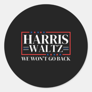 Sticker Rond W 2024 Nous ne retournerons pas