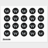 Sticker Rond W Faux-"Diamond Bling" (Feuille)