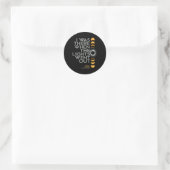 Sticker Rond Waco 2024 Solar Eclipse 2024 040824 Eclipse (Sac)