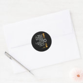 Sticker Rond Waco 2024 Solar Eclipse 2024 040824 Eclipse (Enveloppe)