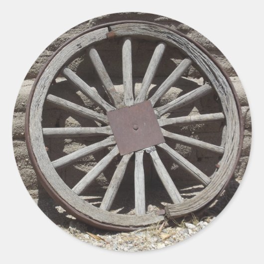 Sticker Rond Wagon Wheel (Devant)