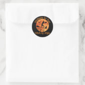 Sticker Rond Waitress by Day Witch by Night (Sac)