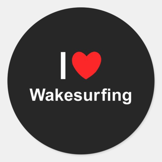 Sticker Rond Wakesurf (Devant)