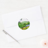 STICKER ROND WALES (Enveloppe)