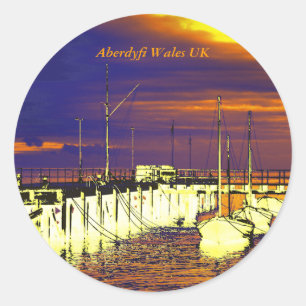 STICKER ROND WALES