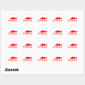 STICKER ROND WALLEYE WHISPERER (Feuille)
