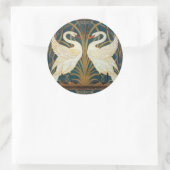 Sticker Rond Walter Crane Swan (Sac)