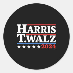 Sticker Rond Walz 2024 Election Kamala Harris Tim Waltz 2024 21