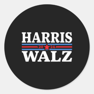 Sticker Rond Walz 2024 Election Kamala Harris Tim Waltz 2024 9