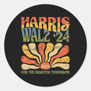 Sticker Rond WAlzheimer 2024 Pour le Président Patriotique Kama