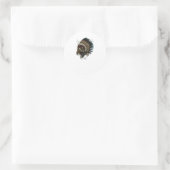 Sticker Rond Warlord (Sac)