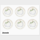 Sticker Rond Watercolor (Feuille)