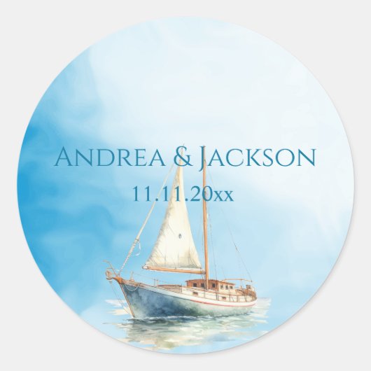 Sticker Rond Watercolor (Devant)