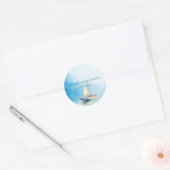 Sticker Rond Watercolor (Enveloppe)