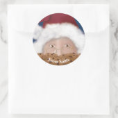 Sticker Rond Watercolor Santa Christmas (Sac)